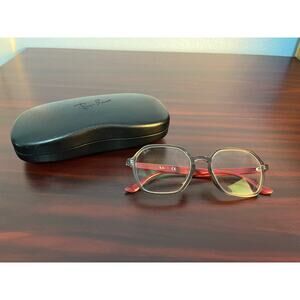 Ray-Ban Eyeglasses FRAMES ONLY Maroon Red RB 4361VF 8083 54 18 145